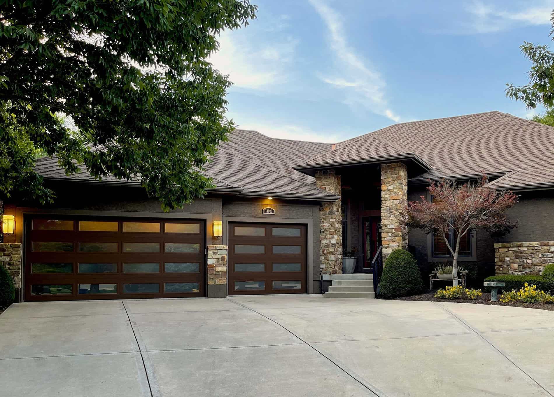 Before and After garage Doors